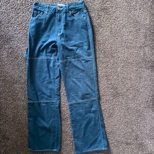 S.O.N.G. Junior’s Carpenter Jeans, Size 3/26, Blue-Green